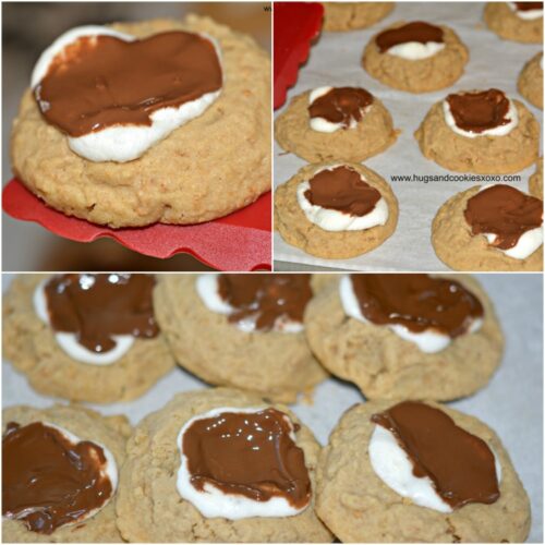 Mallomar Cookies Raspberry Mallomar Thumbprints - Hugs and Cookies XOXO