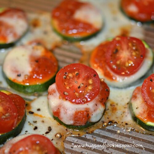 zucchini mini pizzas