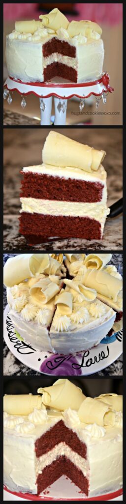 Red Velvet Cheesecake Cake - Recipe Girl