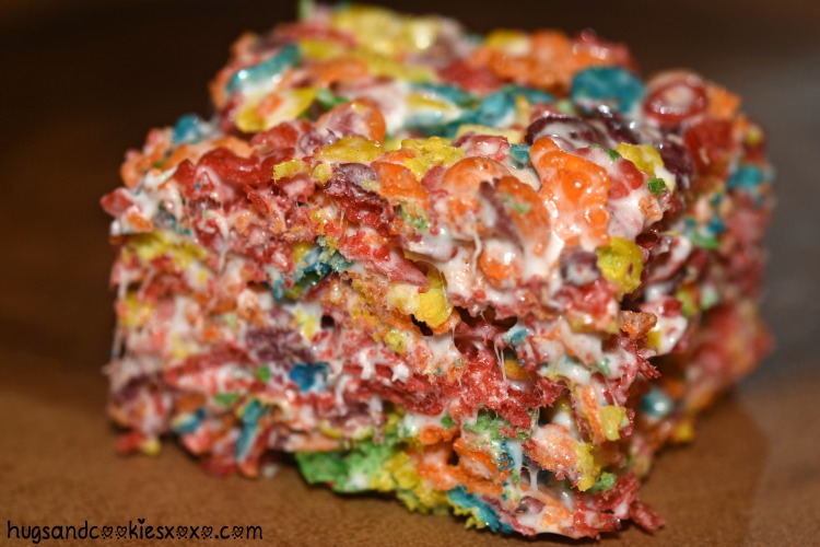 Fruity Pebbles Marshmallow Treats