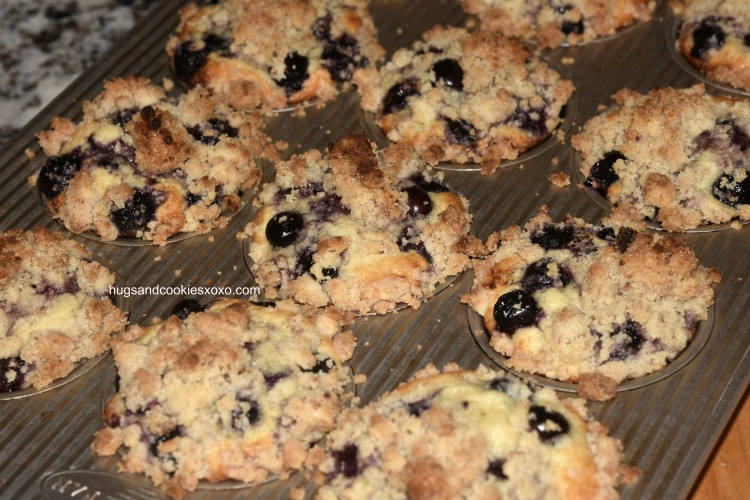 blueberry muffin recipe with crumb topping