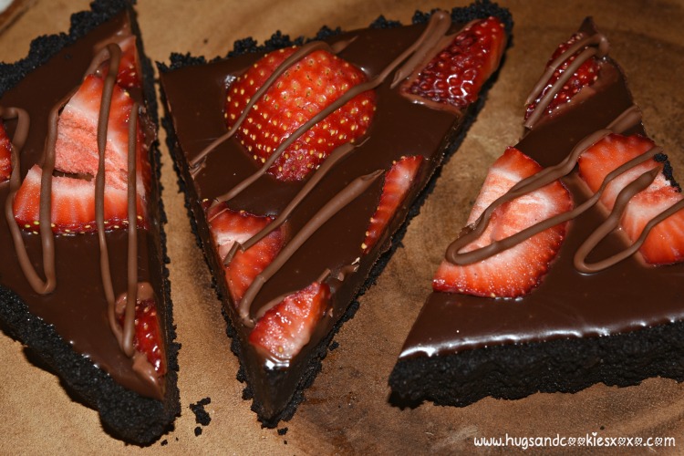 No-Bake Strawberry Ganache Tart