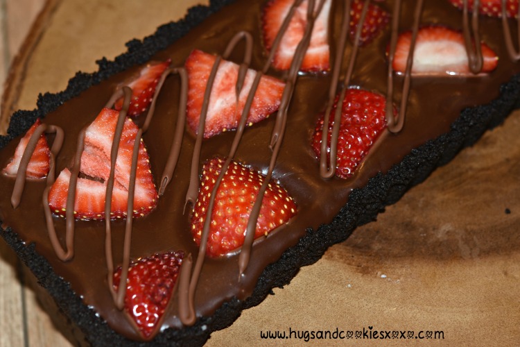 No-Bake Strawberry Ganache Tart