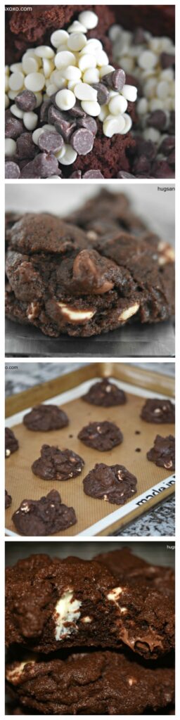 Triple Chocolate Cookies