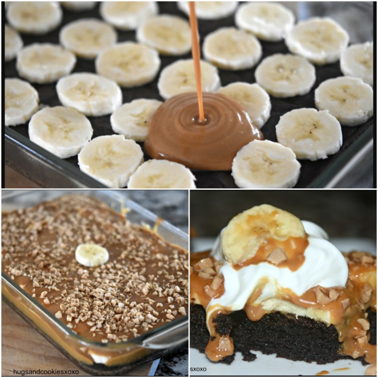  Dulce De Leche Banana Toffee Brownies