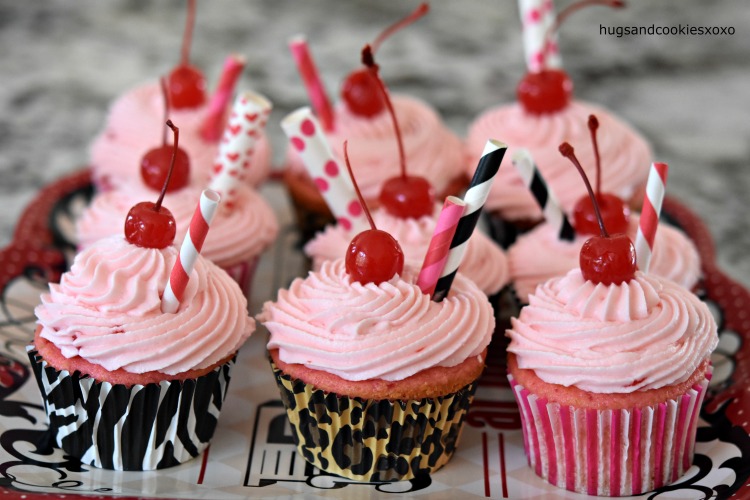 Shirley Temple Cupcakes