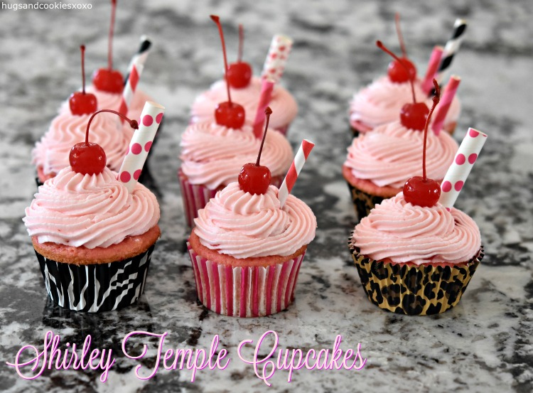 Shirley Temple Cupcakes