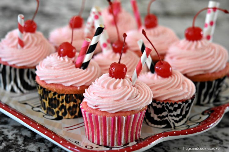 Shirley Temple Cupcakes