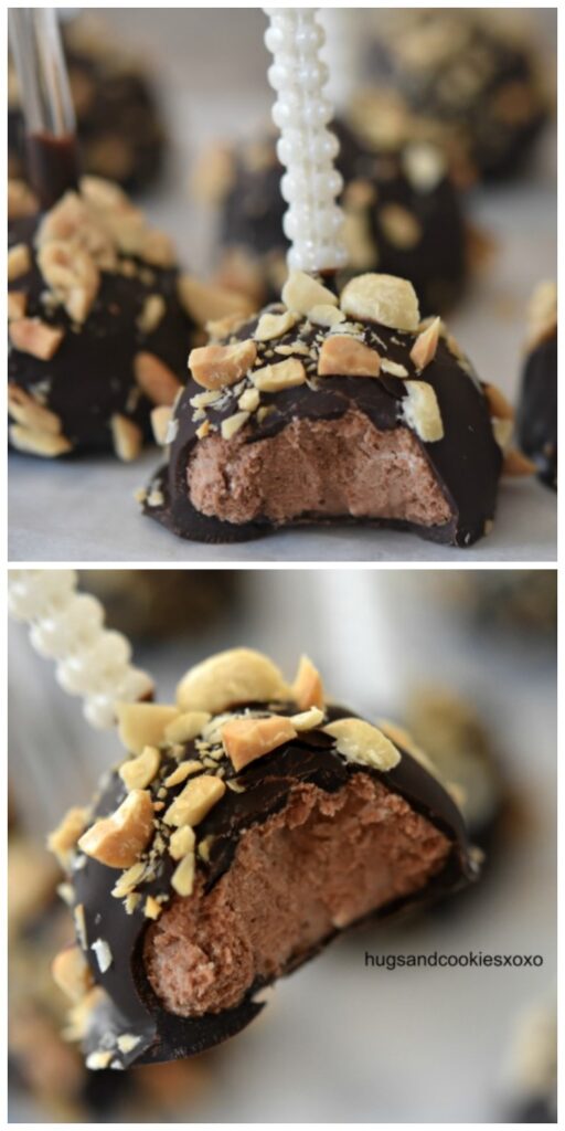 Frozen Chocolate Peanut Butter Pops