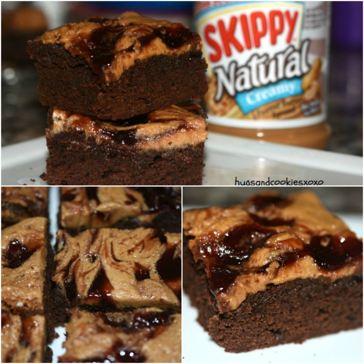 Peanut Butter and Jelly Brownies