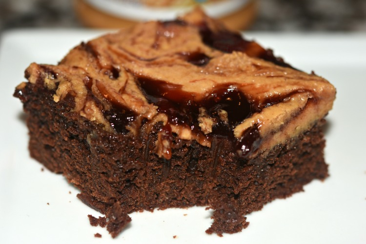 Peanut Butter and Jelly Brownies