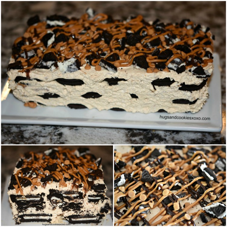 Peanut Butter Oreo Ice Box Cake