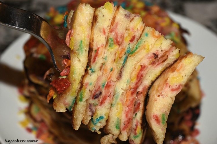 Fruity Pebbles Pancake Poppers - Sparkles to Sprinkles