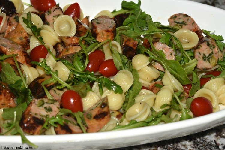 Orecchiette with Chicken Sausage and Arugula