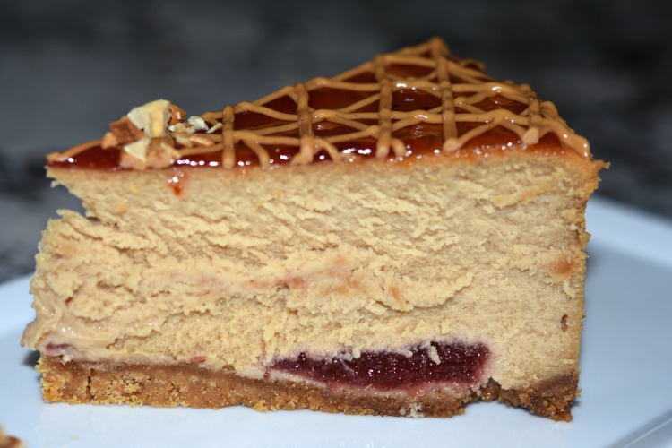 Peanut Butter And Jelly Cheesecake