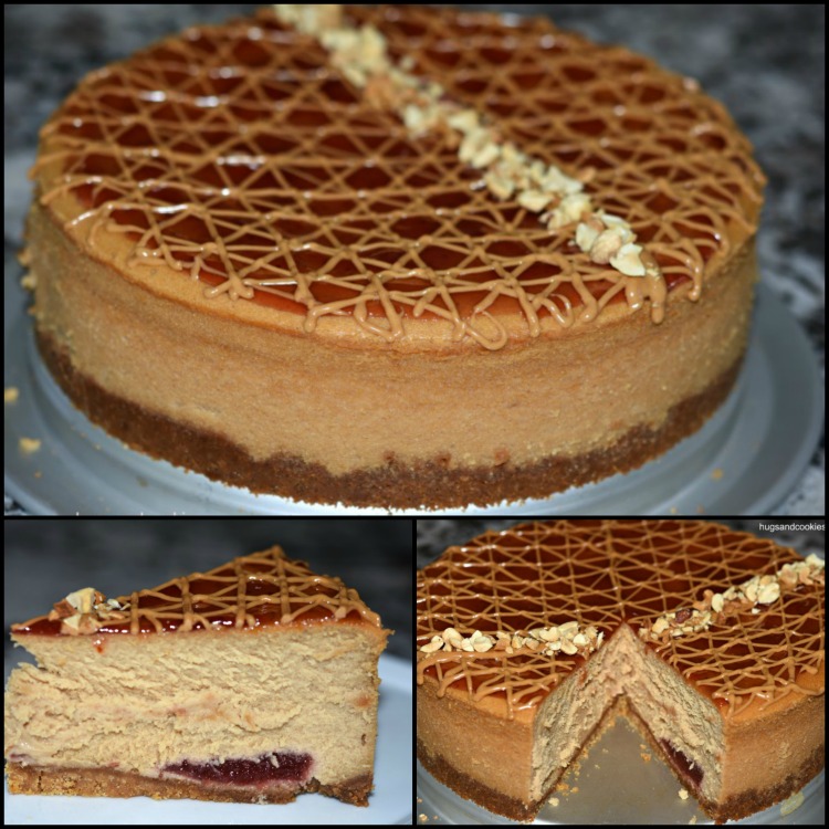 Peanut Butter and Jelly Cheesecake