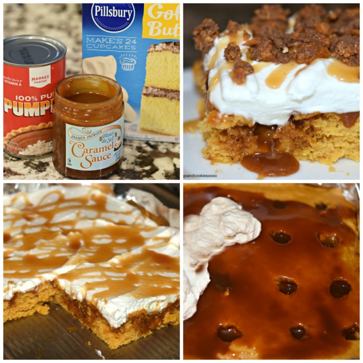 Pumpkin Poke Cake