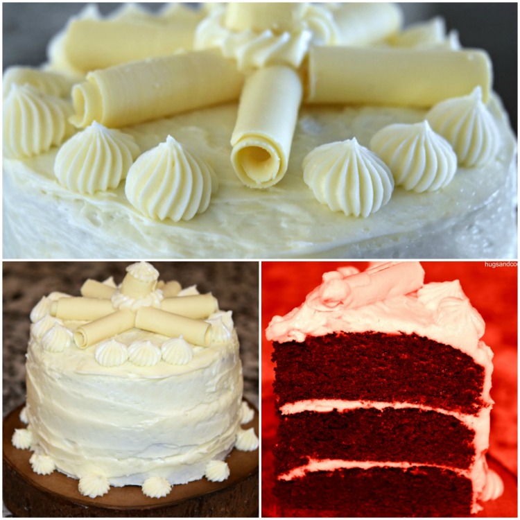 Red Velvet Triple Layer Cake With White Chocolate Cream Cheese Frosting