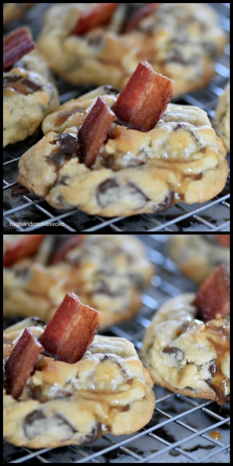 Bacon Caramel Chocolate Chip Cookies