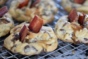 Bacon Caramel Chocolate Chip Cookies