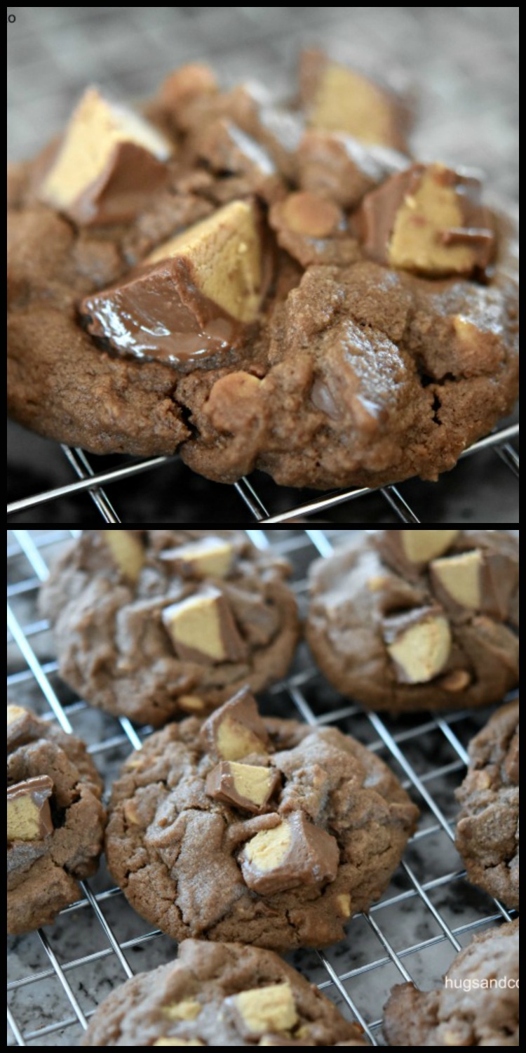 Peanut Butter Cup Chocolate Cookies