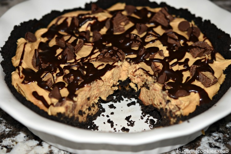 Peanut Butter Hot Fudge Pie