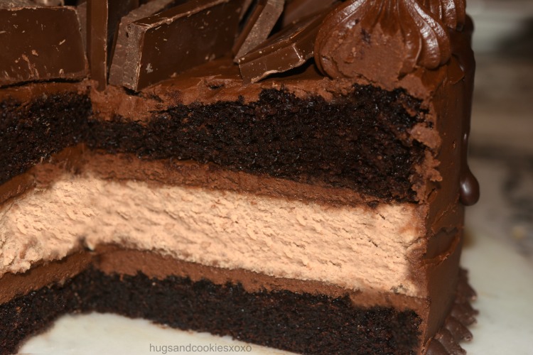 Hershey's Black Out Candy Bar Cake