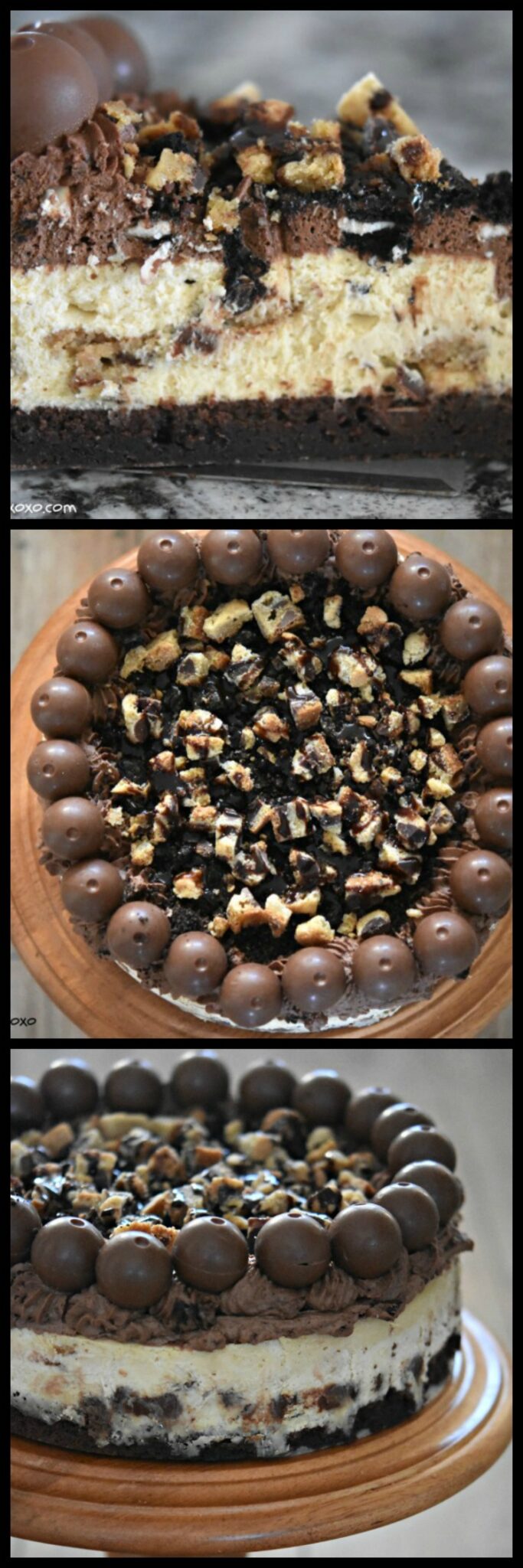 Brookie Cookie Truffle Brownie Cheesecake