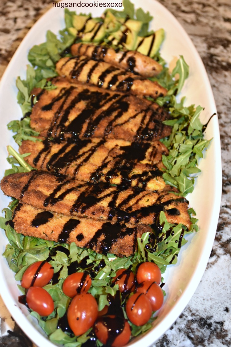 Balsamic Chicken Arugula Salad