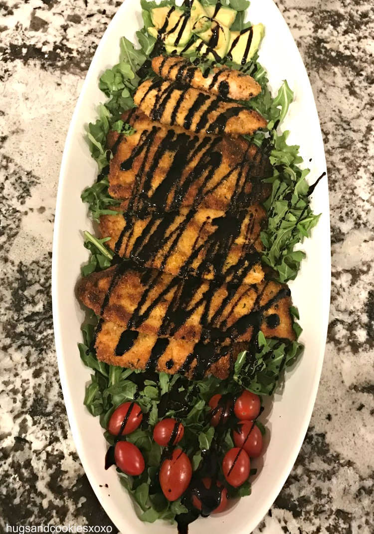 Balsamic Chicken Arugula Salad