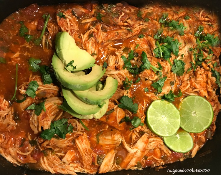 Crockpot Taco Salsa Chicken