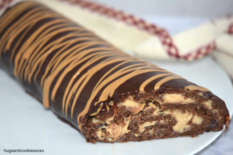 Chocolate Peanut Butter Cake Roll Recipe 