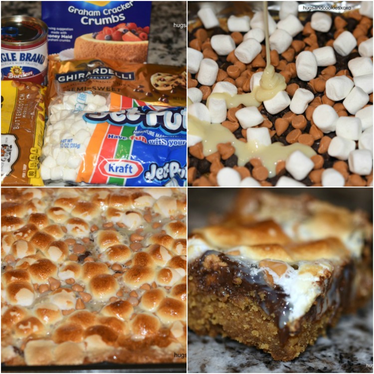 Layered S'mores Bars