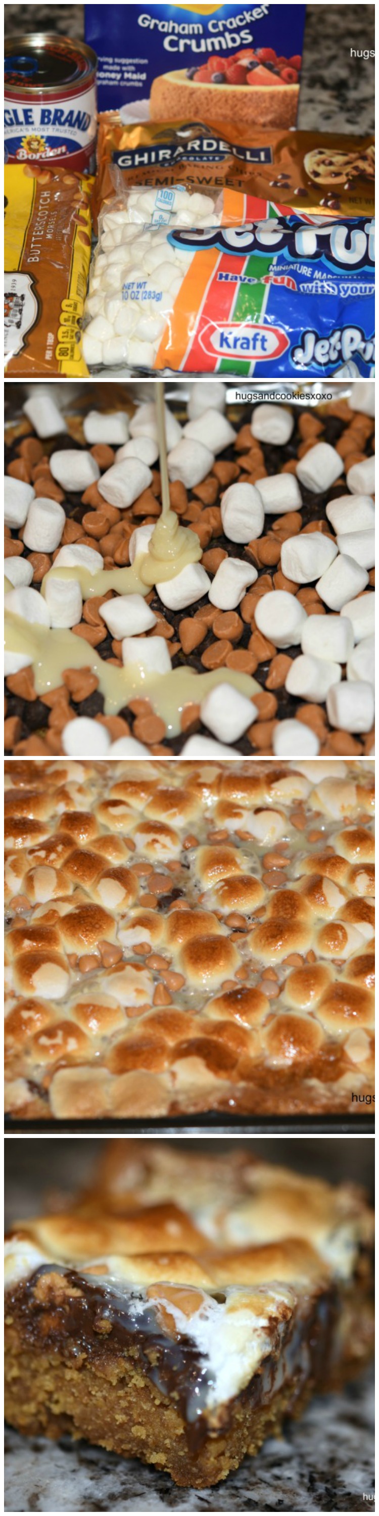 Layered S'mores Bars