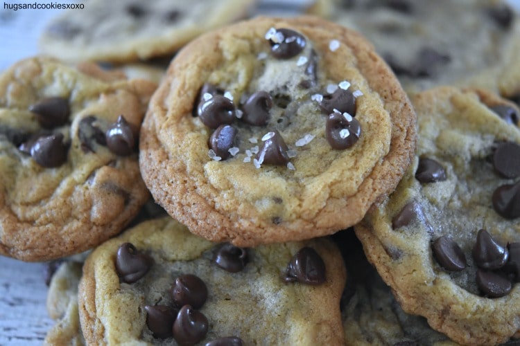 Salted Chocolate Chip Cookies