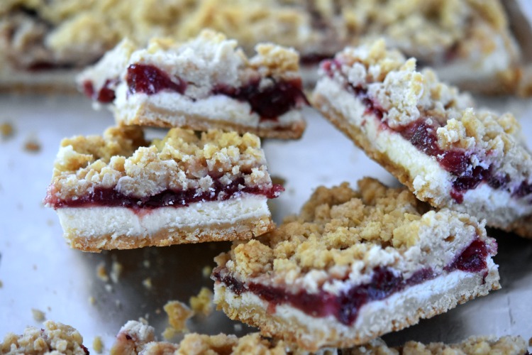 Cranberry Cheesecake Bars