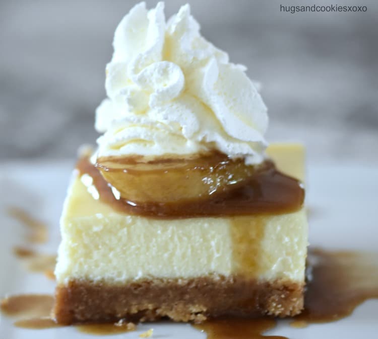 Bananas Foster Cheesecake Squares