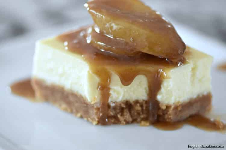 Bananas Foster Cheesecake Squares