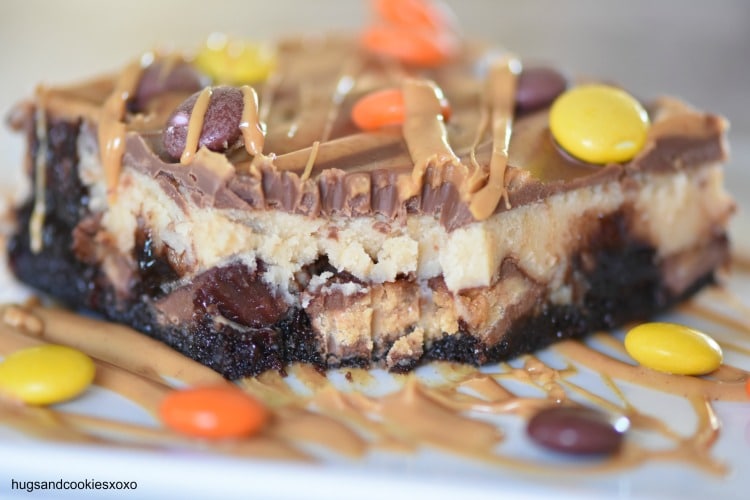 Peanut Butter Cup Cheesecake Brownies