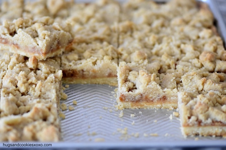 Salted Caramel Crumb Bars