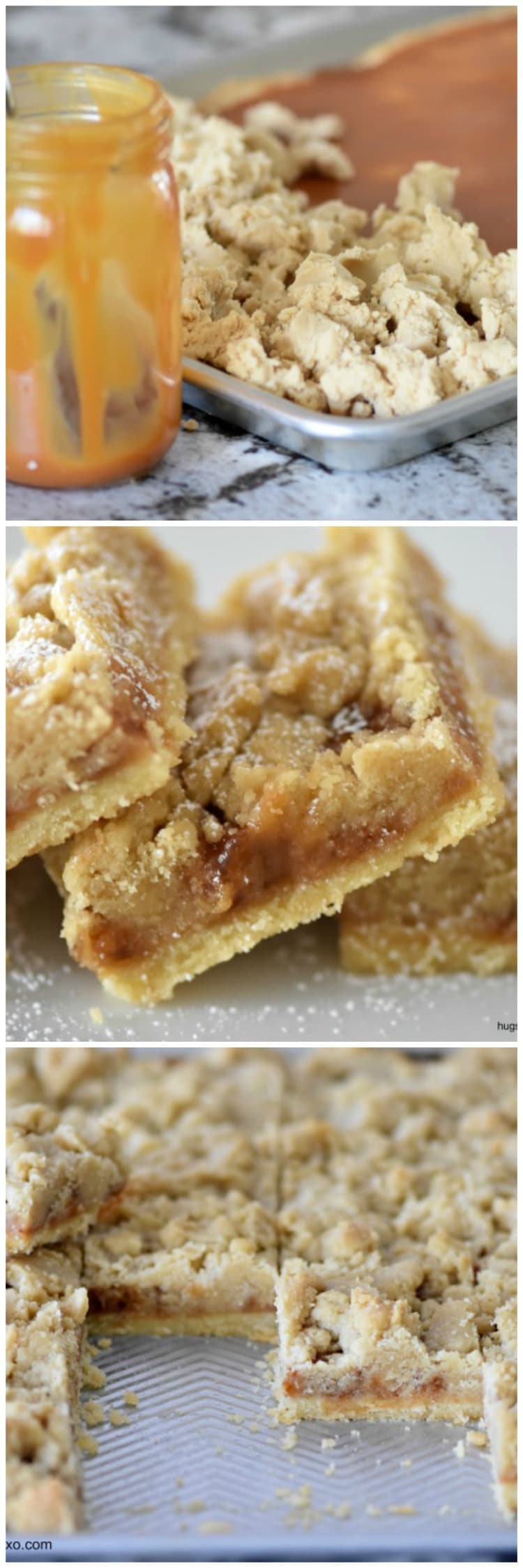 Salted Caramel Crumb Bars