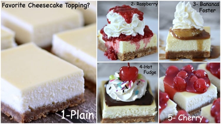 Favorite Cheesecake Toppings