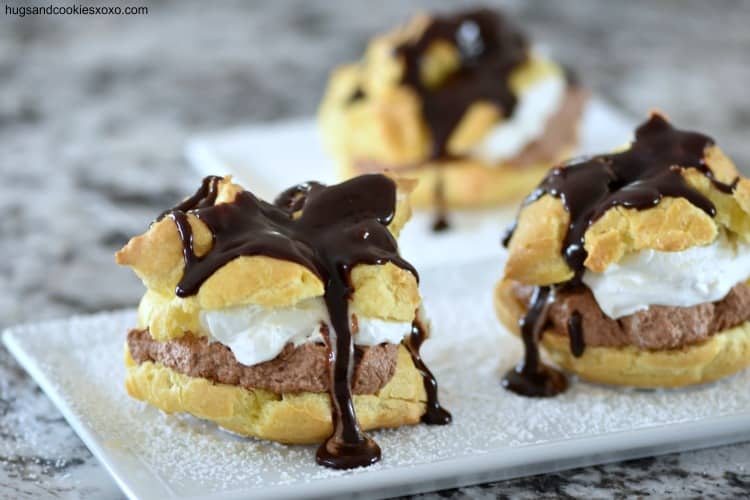 Chocolate Mousse Cream Puffs