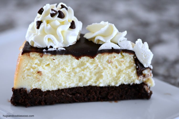 Flourless Hot Fudge Brownie Cheesecake