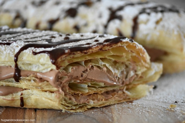 Chocolate Mousse Napoleons