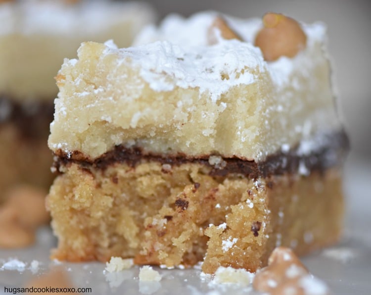 Peanut Butter Brownie Crumb Cake