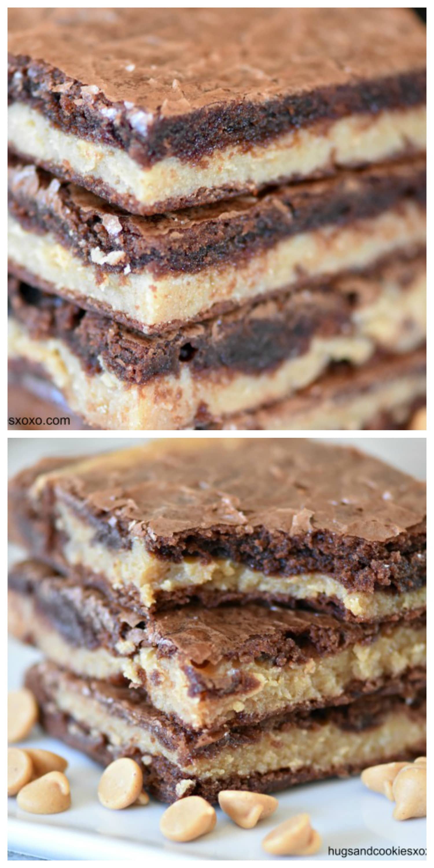 Peanut Butter Stuffed Brownies