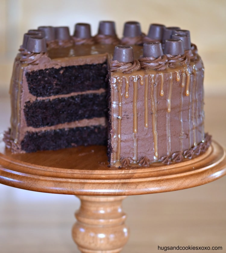 Rolo Caramel Chocolate Cake