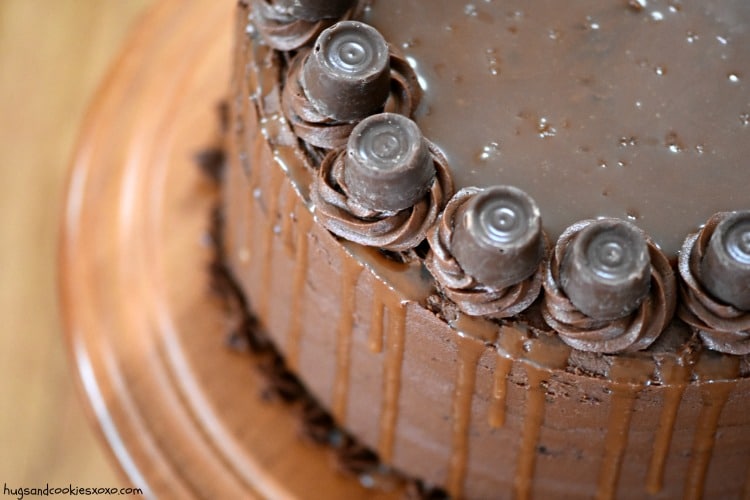 Rolo Caramel Chocolate Cake