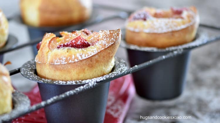 Popovers with Strawberry Butter • Just One Cookbook